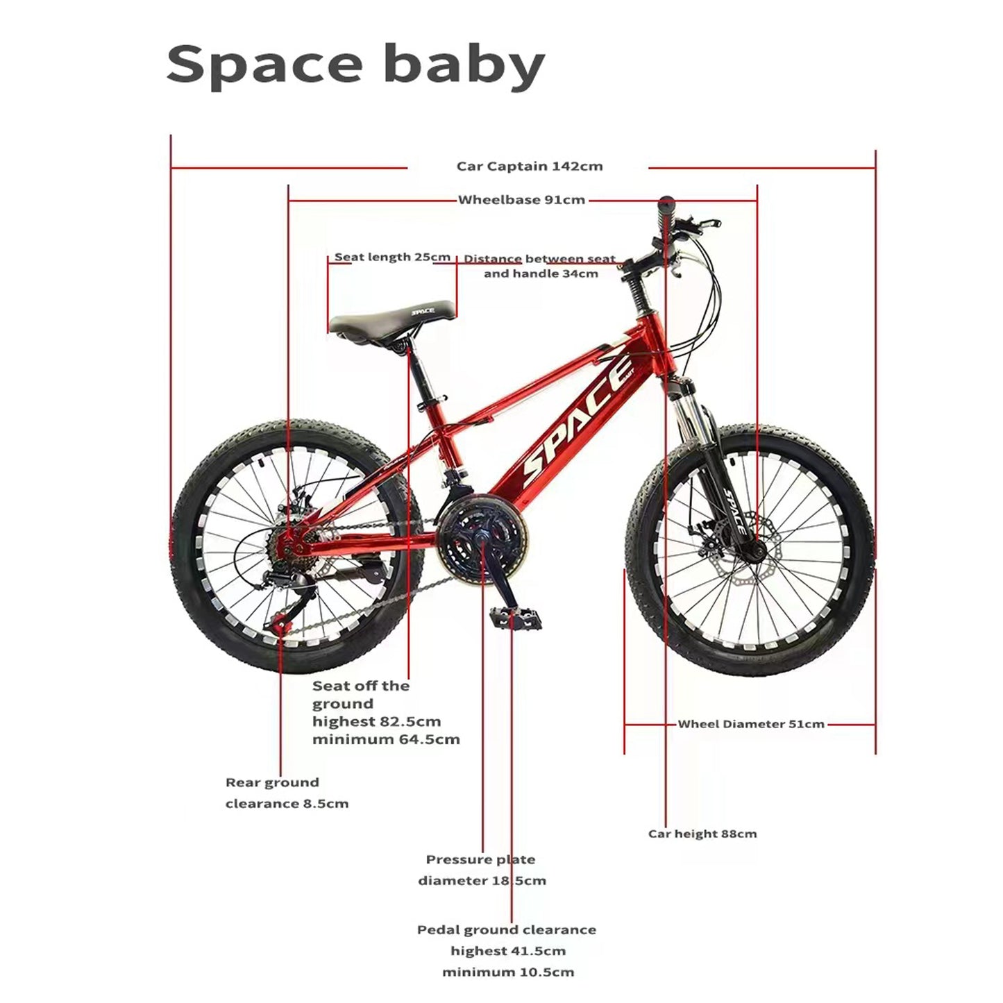 Xe đạp leo núi cho trẻ em, có khung thép nhôm 20 inch và 21 tốc độ với bánh xe 20 inch (Đỏ)