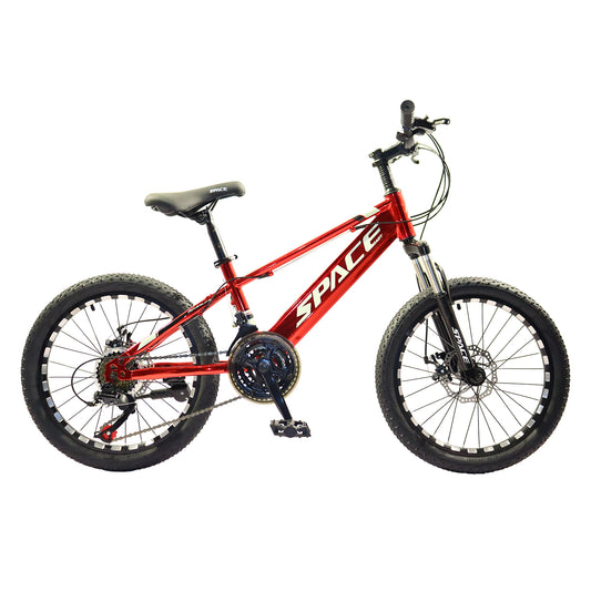 Xe đạp leo núi cho trẻ em, có khung thép nhôm 20 inch và 21 tốc độ với bánh xe 20 inch (Đỏ)